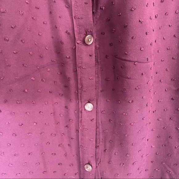 Free People Clip Dot Dobby Blouse - Picture 5 of 8